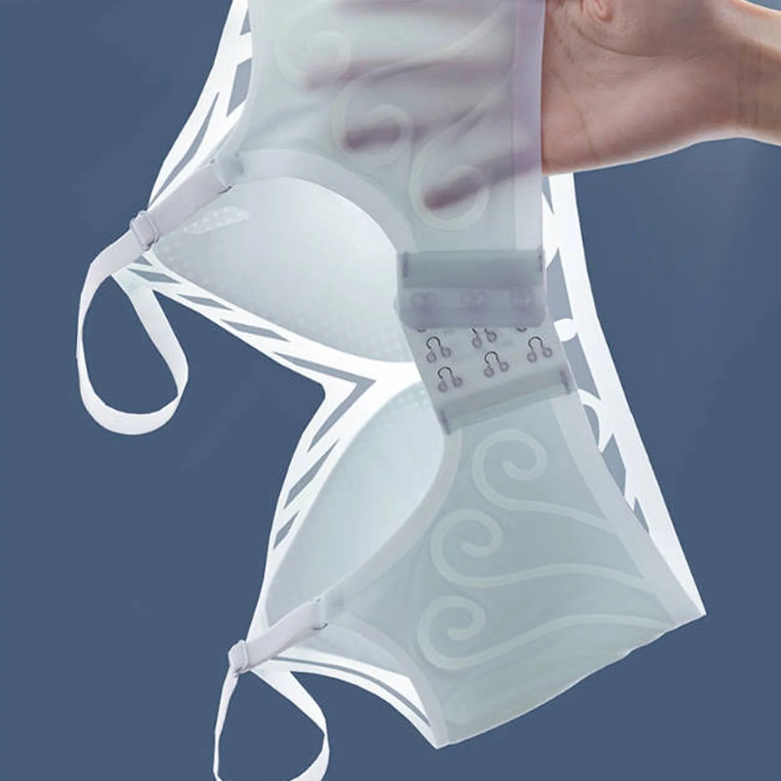 Ice Silk Ion Fiber Restoration Shaping Bra - Skin-friendly Ice Silk Lifting Bra Stretchy Breathable Ultra Thin Ice Silk Bra