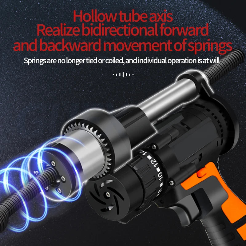 Electric Drain Auger - Electric Toilet Clog Remover High Feed Force Versatile Automatic Clamping Release for Cleaning