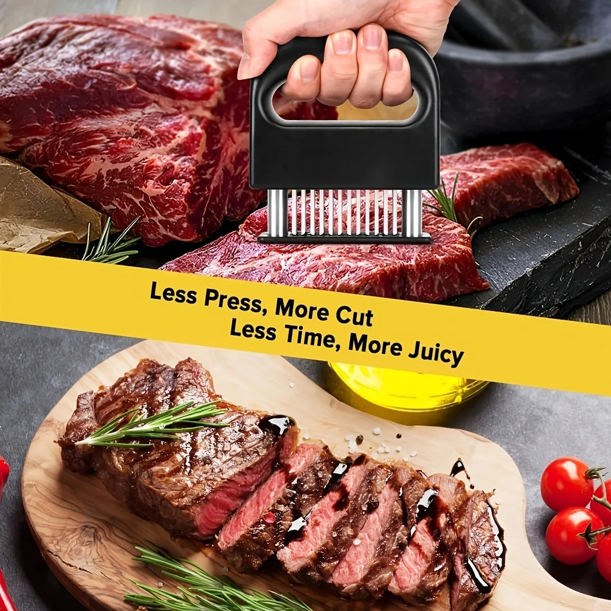 Premium Stainless Steel Meat Tenderizer