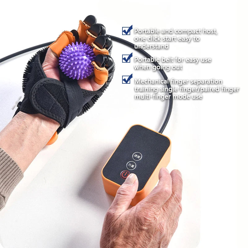 Advanced Rehabilitation Robot Gloves - Device Finger Exerciser For Stroke Patients