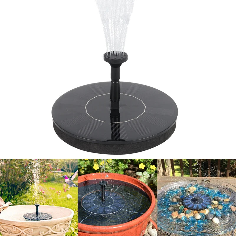 Solar Powered Garden Water Fountain