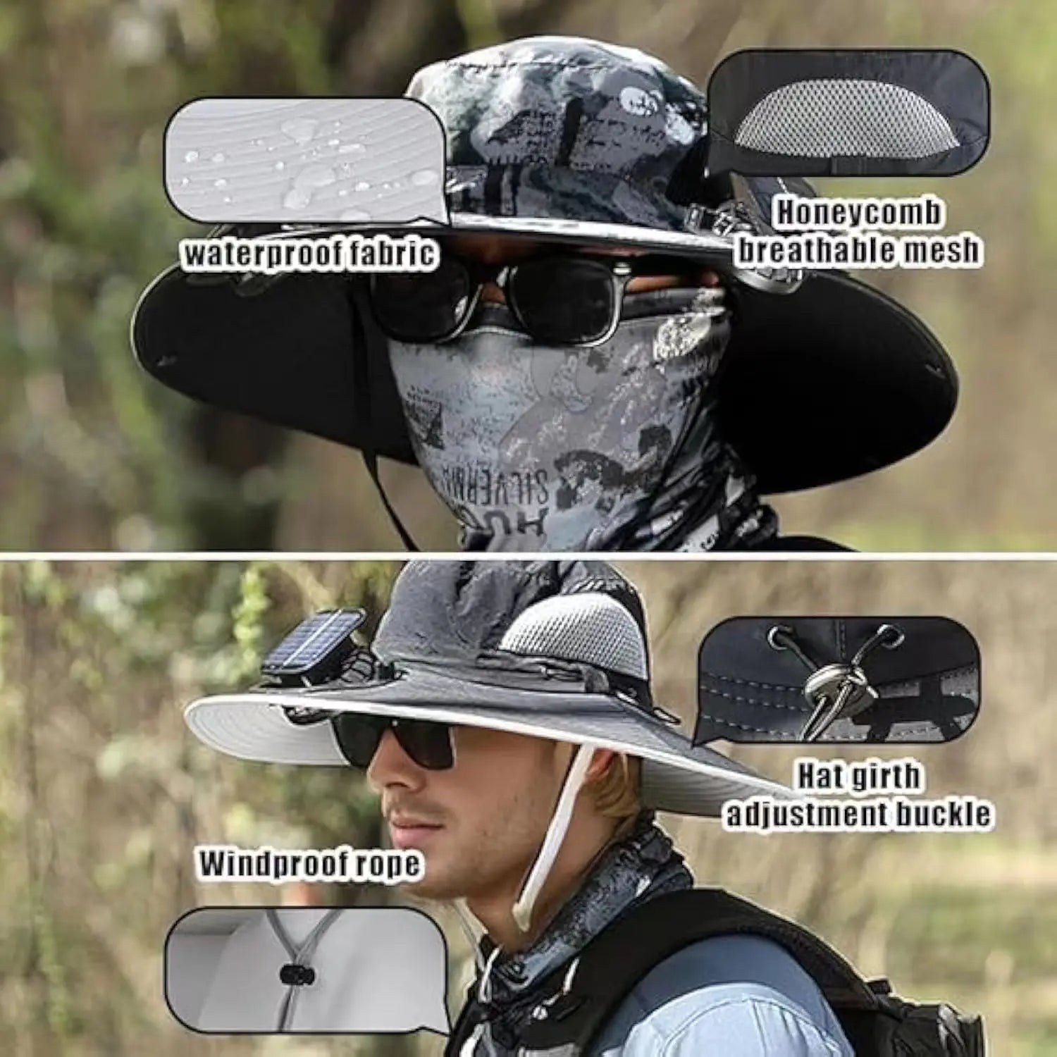 Lightweight Breathable Sun Hat for Men