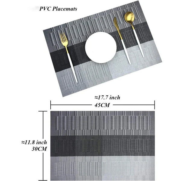 TableWove – Luxury Washable Placemats with Heat-Resistant Design for Stylish Dining