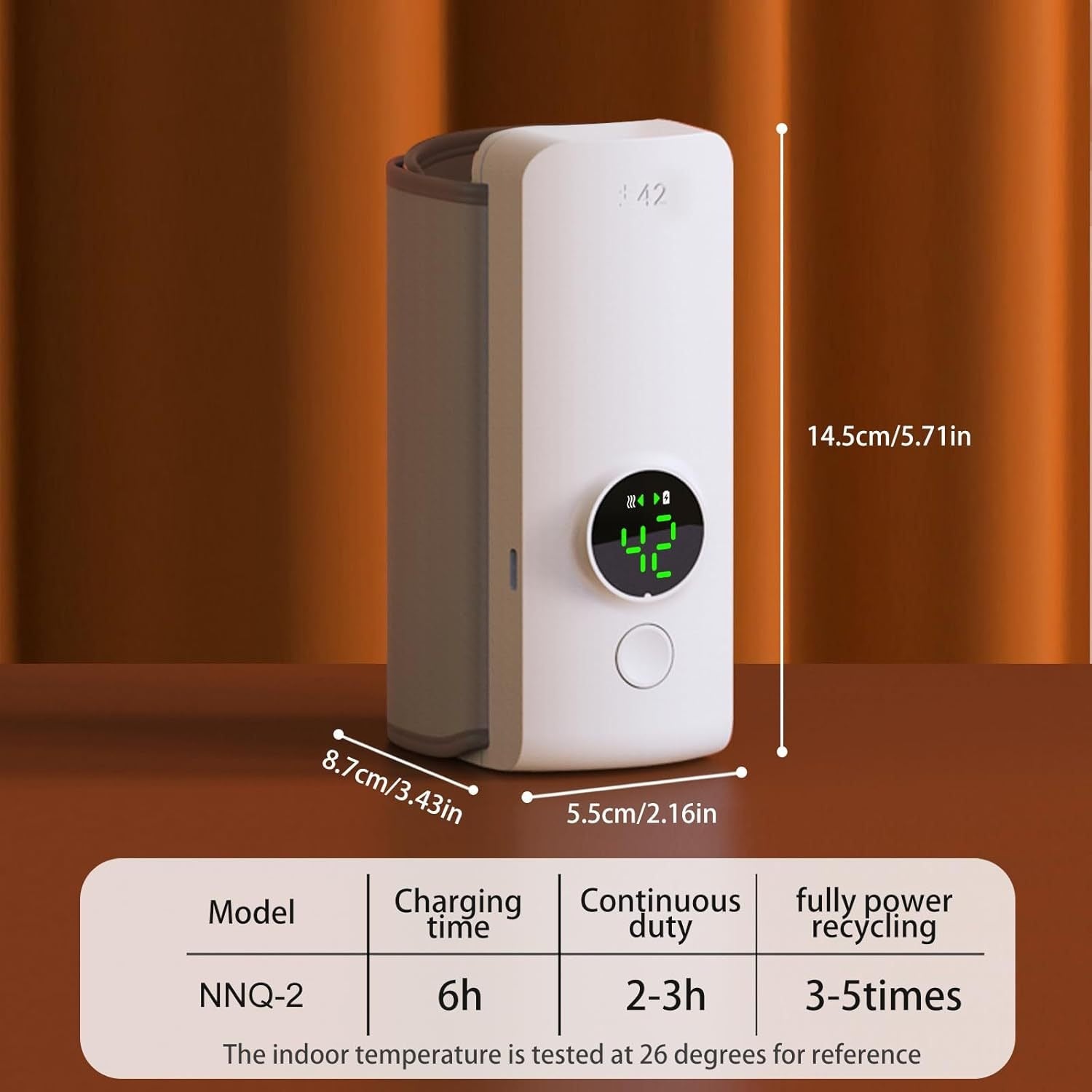 Portable Bottle Warmer – Compact & Convenient Baby Bottle Heater for On-the-Go Use