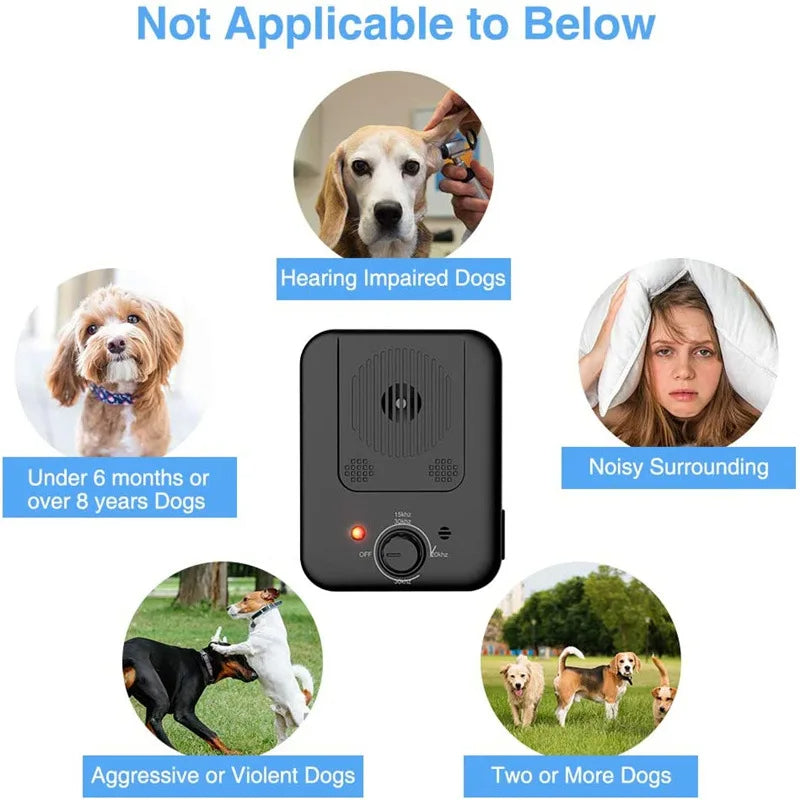 Ultrasonic Anti-Bark Solution for Dogs