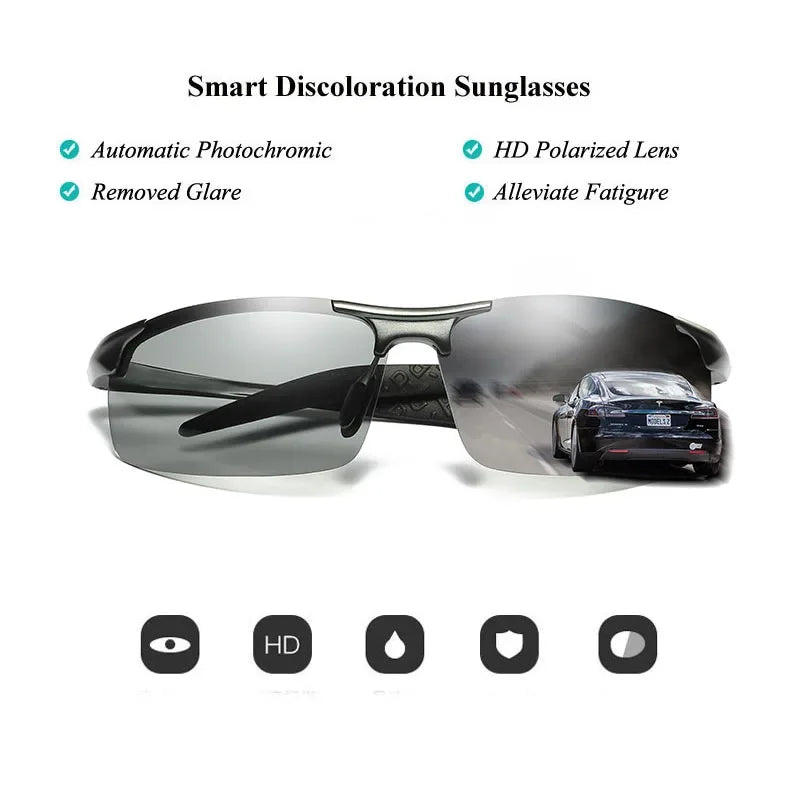 Automatic Color Changing Polarized Glasses