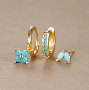 Luna | Set of Minimalist Earrings for Women