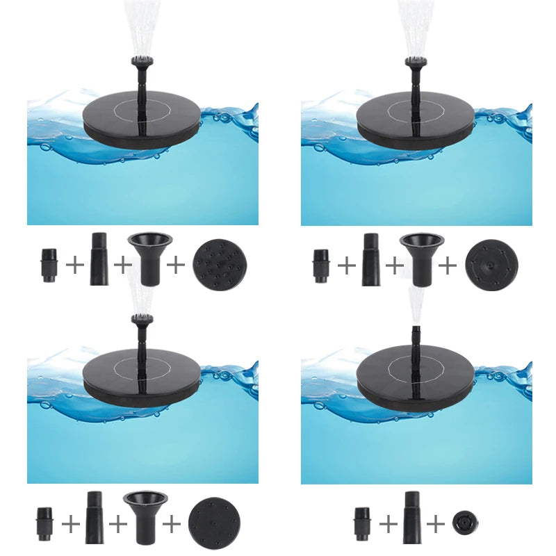 Solar Powered Garden Water Fountain