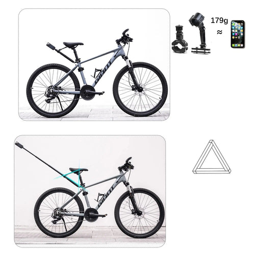 Camsteer Premium Bicycle Backseat Mount – Capture Epic Rides with Third-Person GoPro/Insta360 Views, Fits Hero 13 to DJI 5