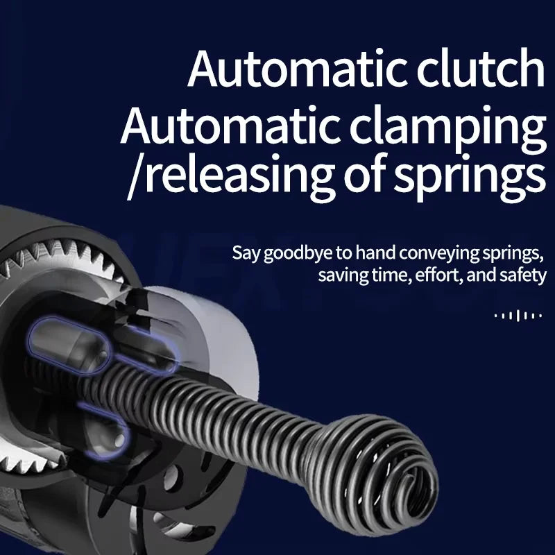 Electric Drain Auger - Electric Toilet Clog Remover High Feed Force Versatile Automatic Clamping Release for Cleaning