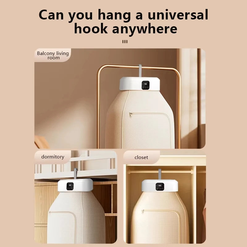 Portable Electric Clothes Dryer with Remote Control – Fast Drying & Compact Laundry Solution