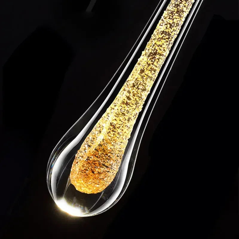 LuxeGlide – Chic Water-Drop LED Wall Lamp