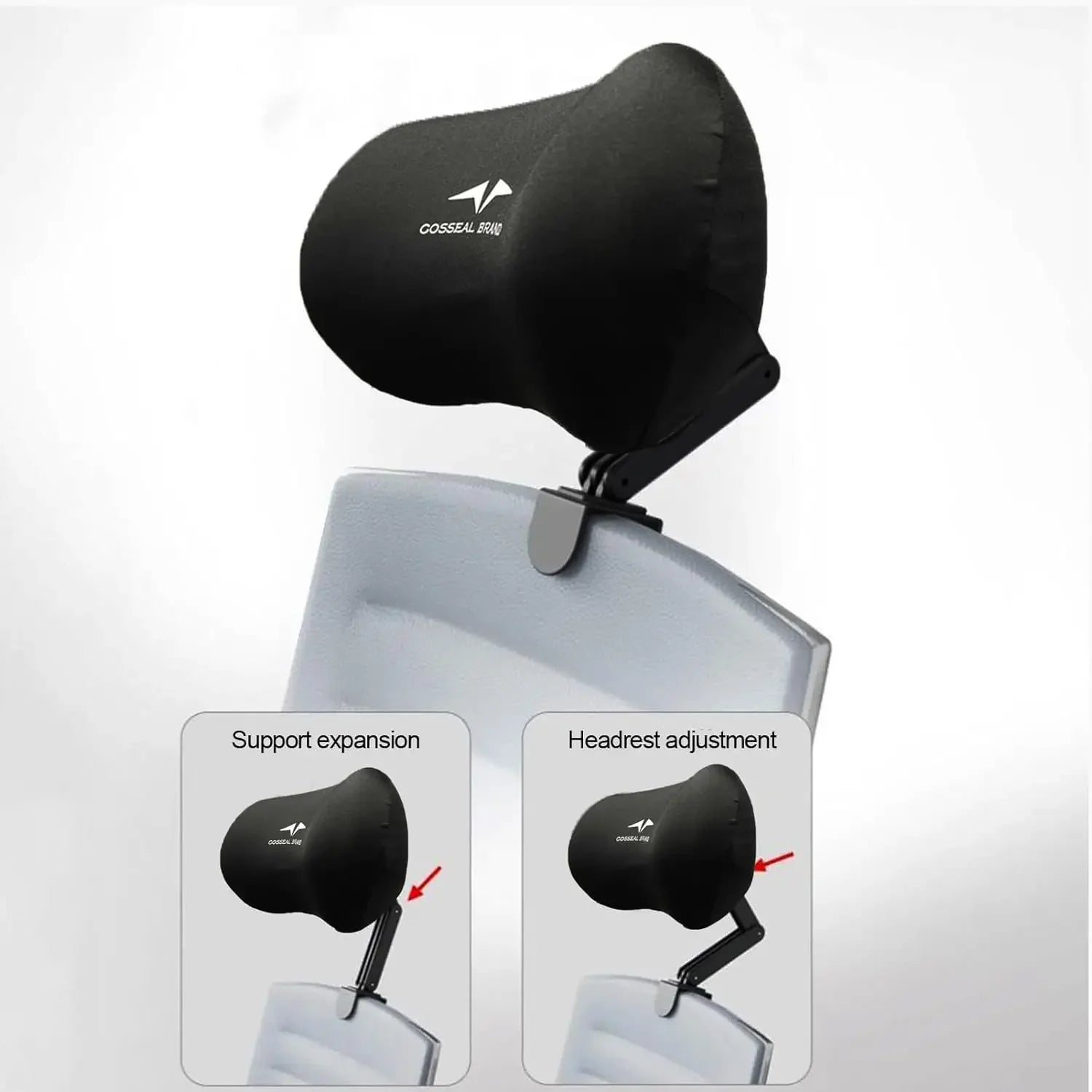 Ergonomic Neck Pillow Headrest Waist Protection Cushion For Office Chair