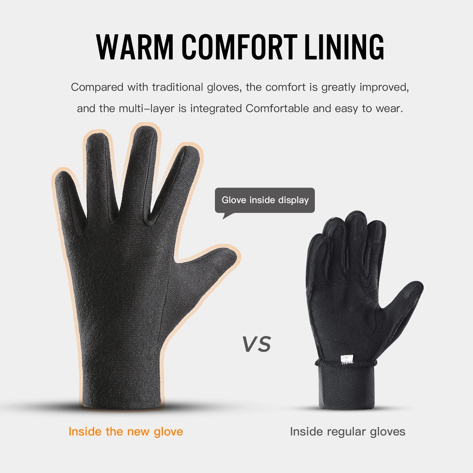 Unisex Heated Gloves - Rechargeable & Touchscreen-Friendly (Batteries included)