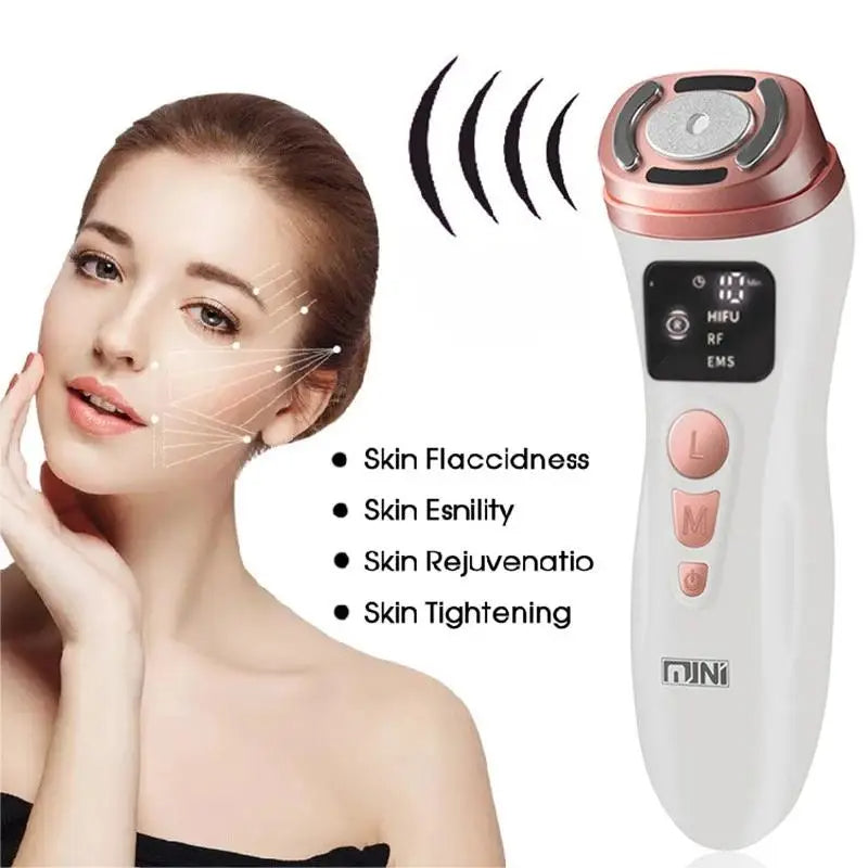 Home RF Skin Tightening - Portable Mini Ultrasound RF Device
