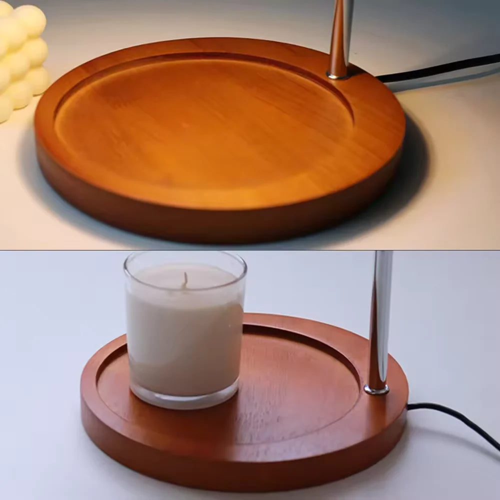 Retro Glass Candle Warmer Lamp