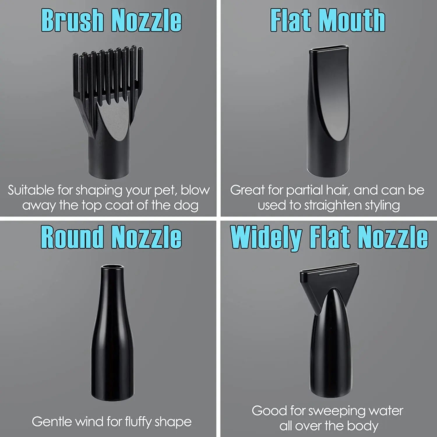 Premium High-Velocity Dog Hair Grooming Blow Dryer