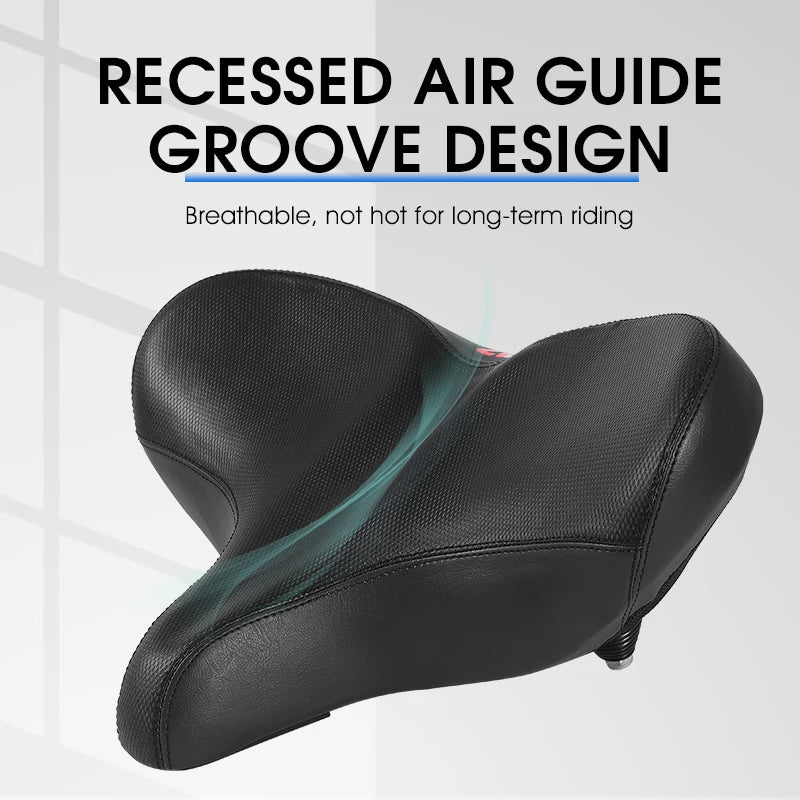 PainFreePedal - Wide Bicycle Saddle for Maximum Comfort