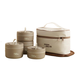 Durable Stainless Steel Lunch Box Set | Leak-Proof, Insulated & Perfect for Professionals, Students, and Family Outings