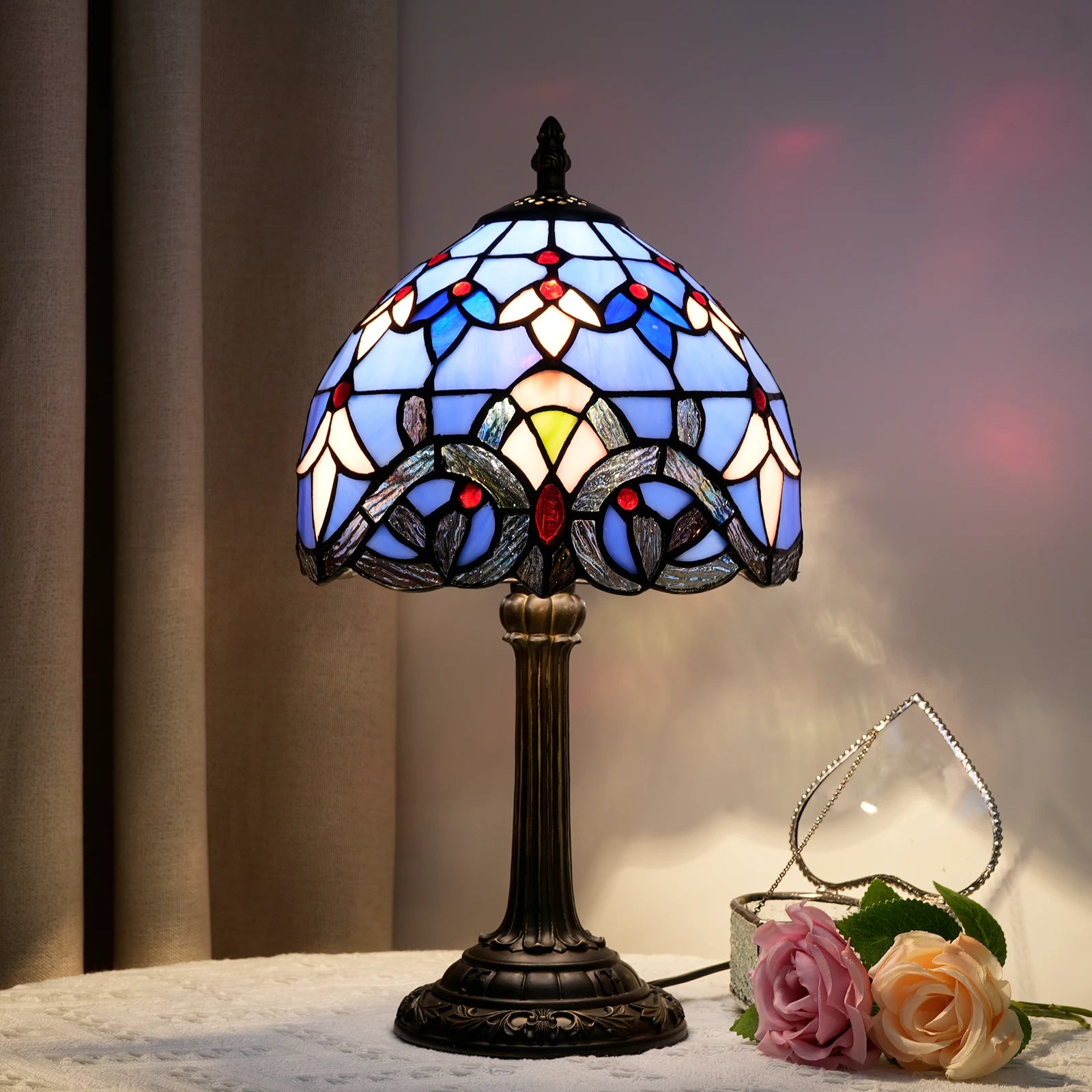 RadiantTints – Colored Glass Tiffany Lamp
