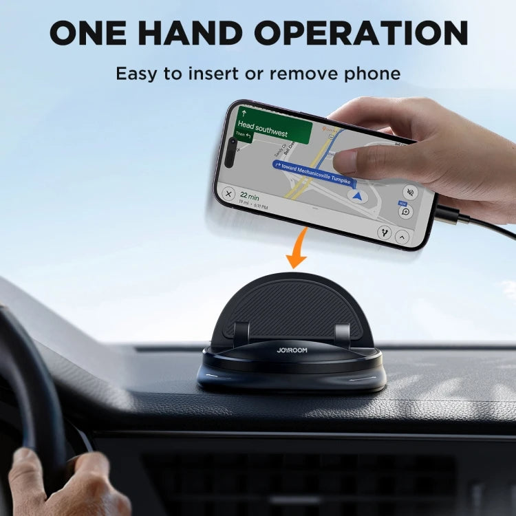 360° Rotating Car Phone Holder – Adjustable Dashboard and Air Vent Mount for Cell Phones 4-6.5 Inches