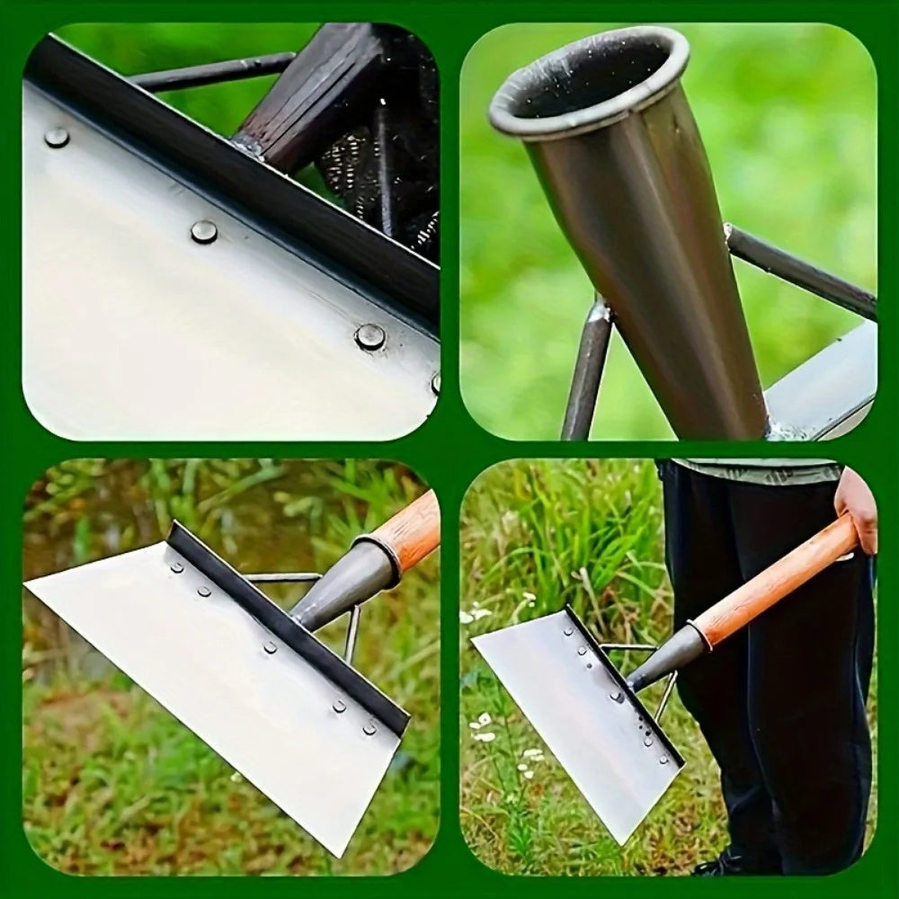 Ergonomic Garden Scraper Tool – Lightweight, Durable, and Multifunctional for Easy Cleaning of Weeds and Leaves