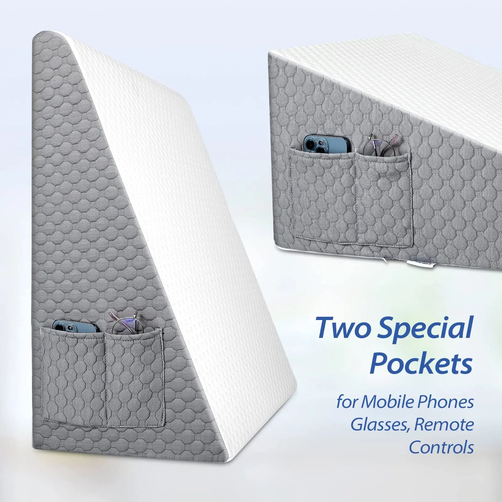 The Premium Wedge Pillow – Elevate Your Sleep & Breathe Easier