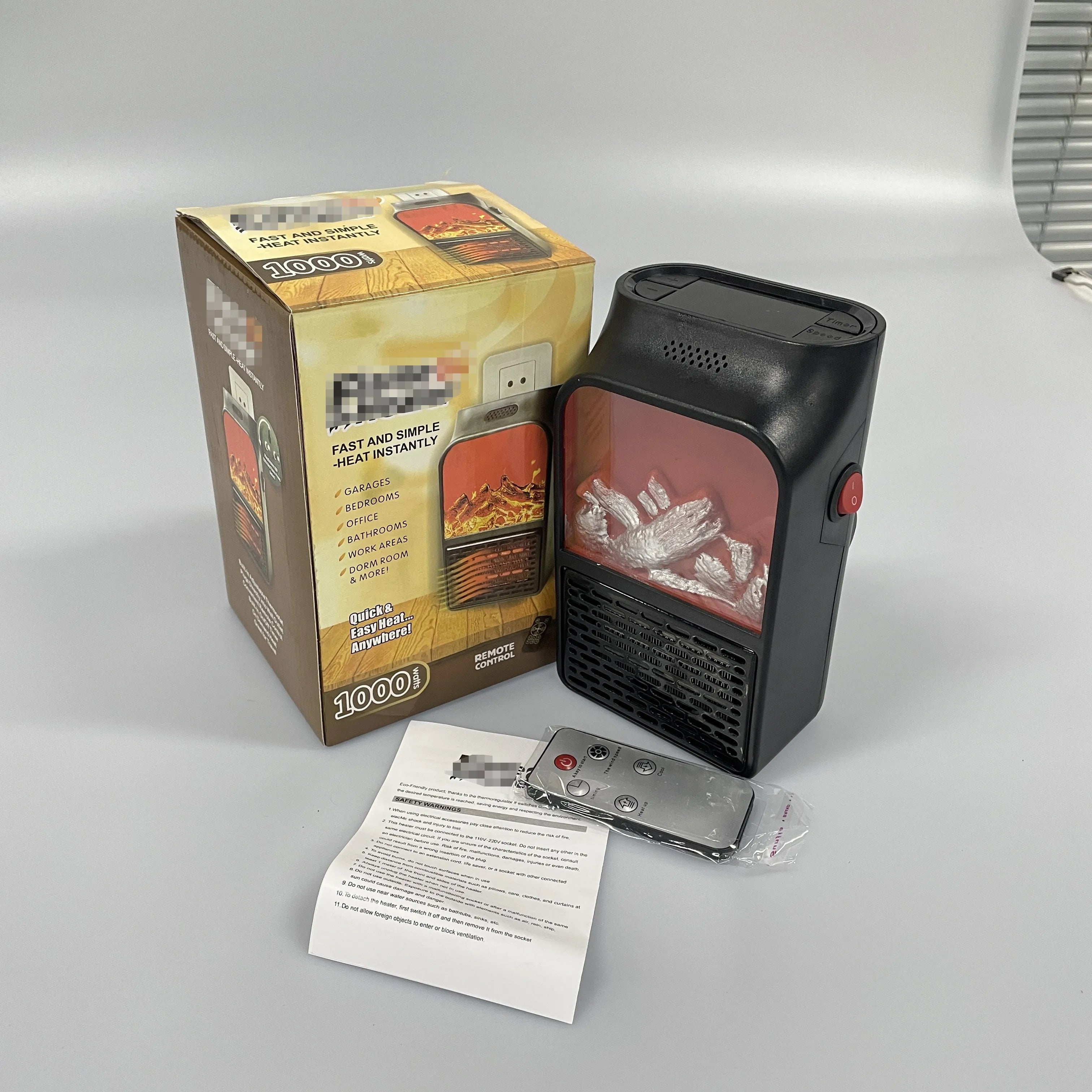 Portable Electric Plug In Home Indoor Room Space Heater 9000W