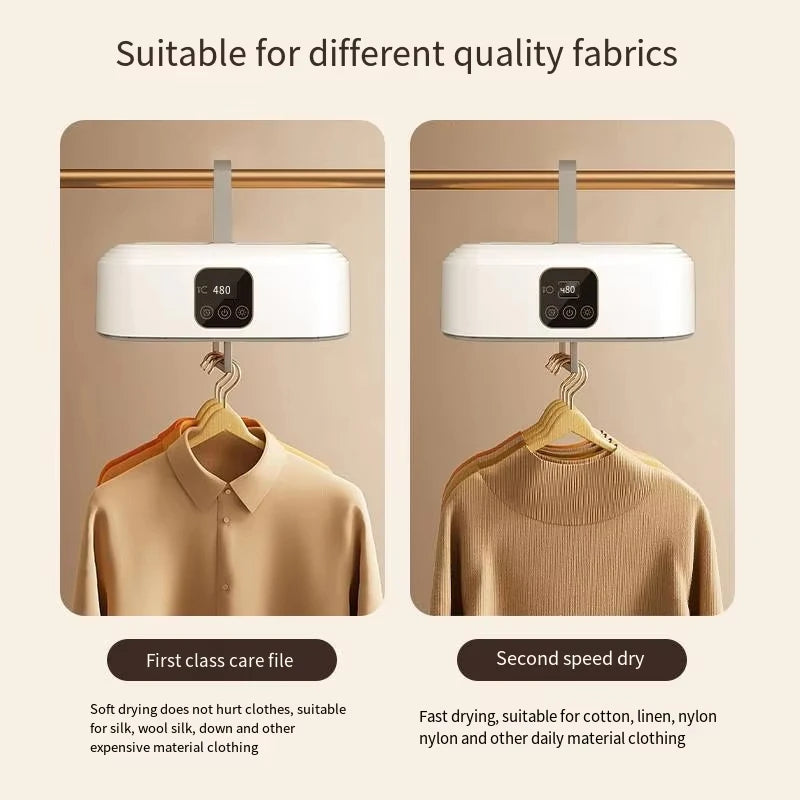 Portable Electric Clothes Dryer with Remote Control – Fast Drying & Compact Laundry Solution