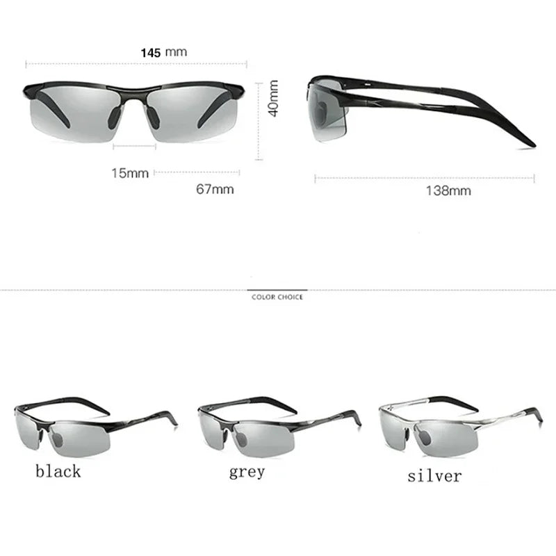 Automatic Color Changing Polarized Glasses