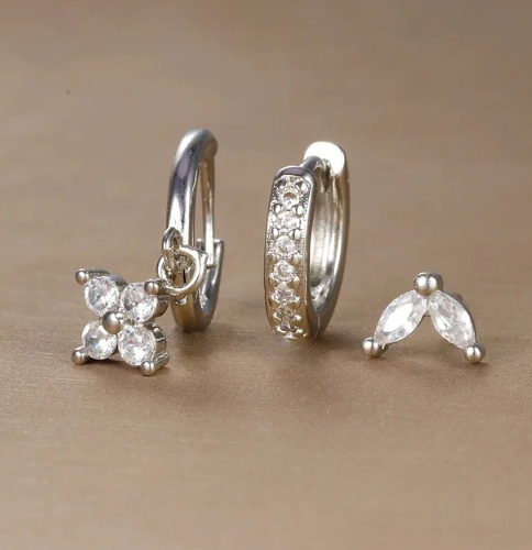 Luna | Set of Minimalist Earrings for Women