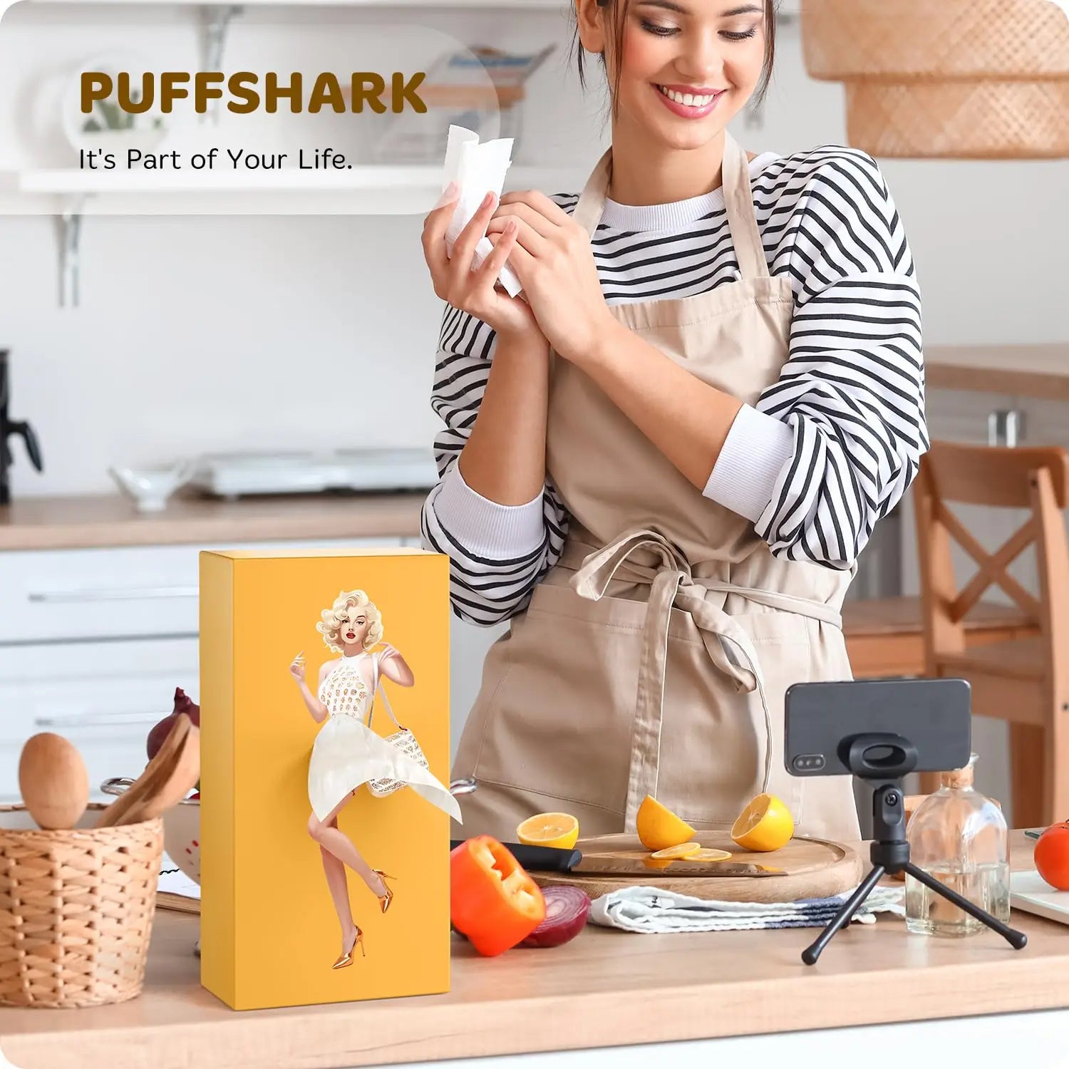 Flying Skirt Tissue Box