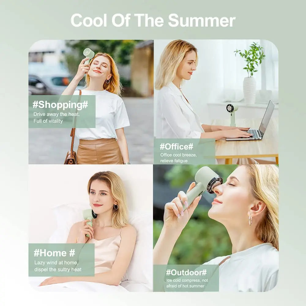 Portable Air Conditioner Cooling Fan - Compact Handheld Fan