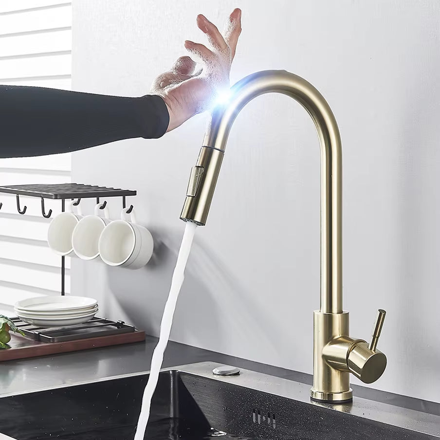 Kitchen Tap with Touch Sensor and Pull Out