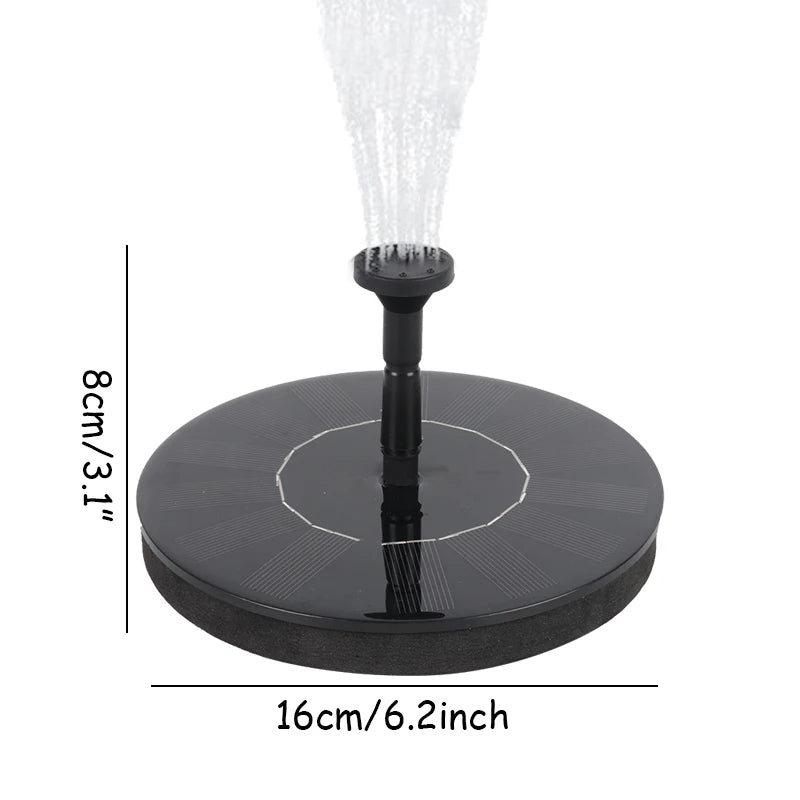 Solar Powered Garden Water Fountain