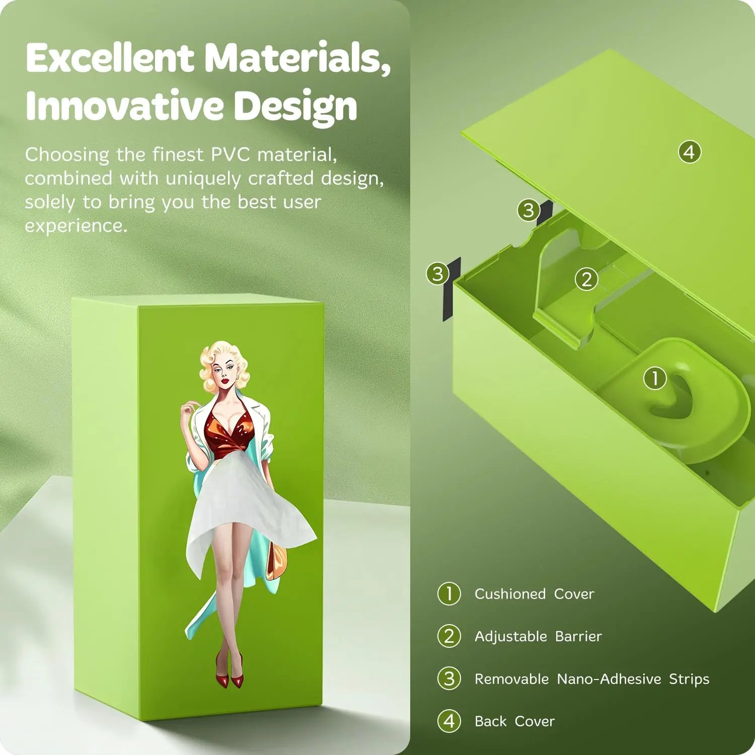 Flying Skirt Tissue Box