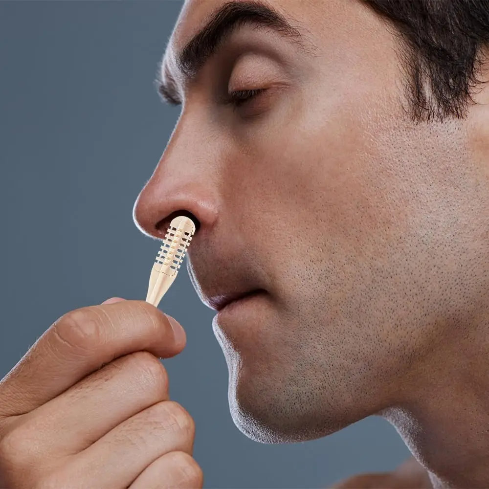GentleGroom | Nose Hair Trimmer 360° Rotating Function for Painless & Portable Use