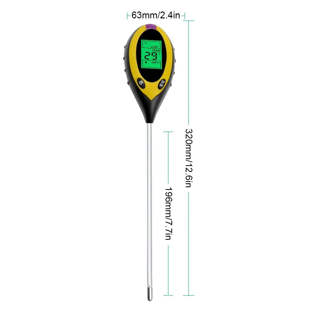 4 in 1 Soil PH Meter Tester