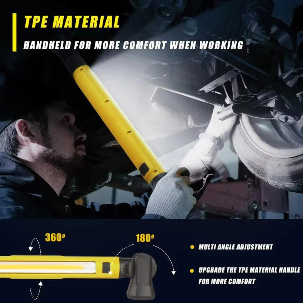 Rechargeable LED Work Light with Magnetic Base