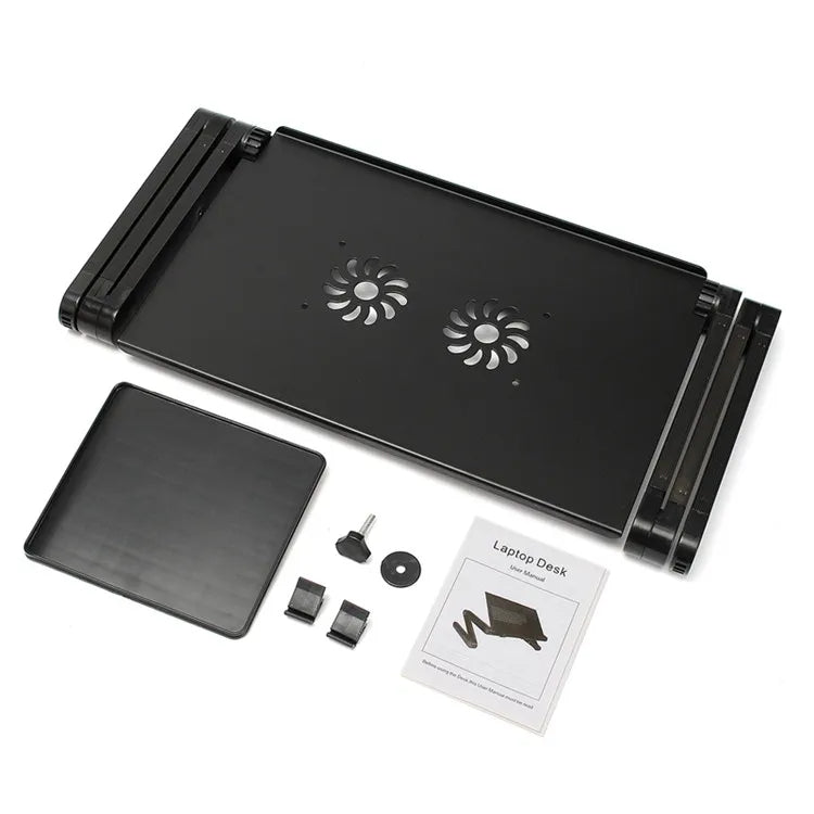 360 Ergonomic Laptop Stand For Desk With Detachable Mouse Plate