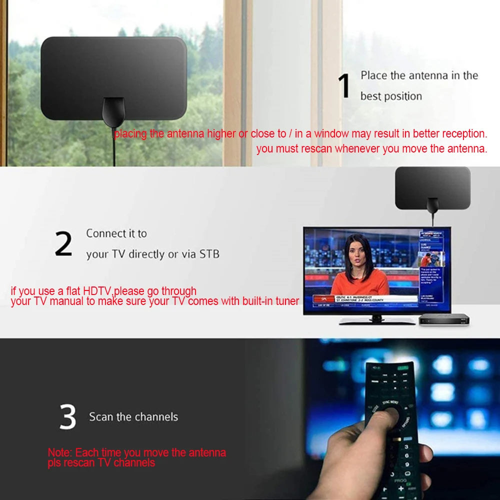 HDTV TV Antenna - Your Top Choice For An Indoor TV ANTENNA