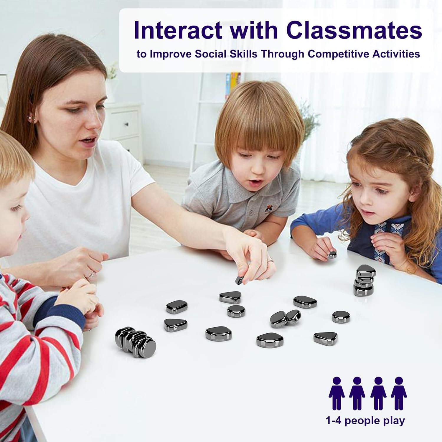 Magnetic Strategy Board Game Family Fun Focus