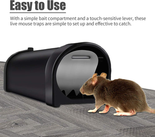 Plastic Rat Trap Cage – Self-Locking Bionic Pest Control Tool