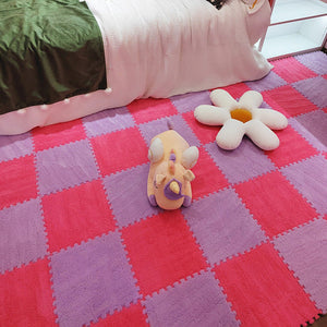 Modern Tiles and Carpet Plush Cut Composite Non-Slip Carpet Tiles