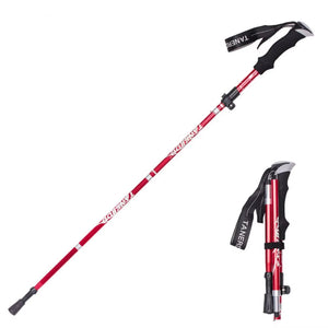 Adjustable Trekking Poles - Foldable Telescopic Pole