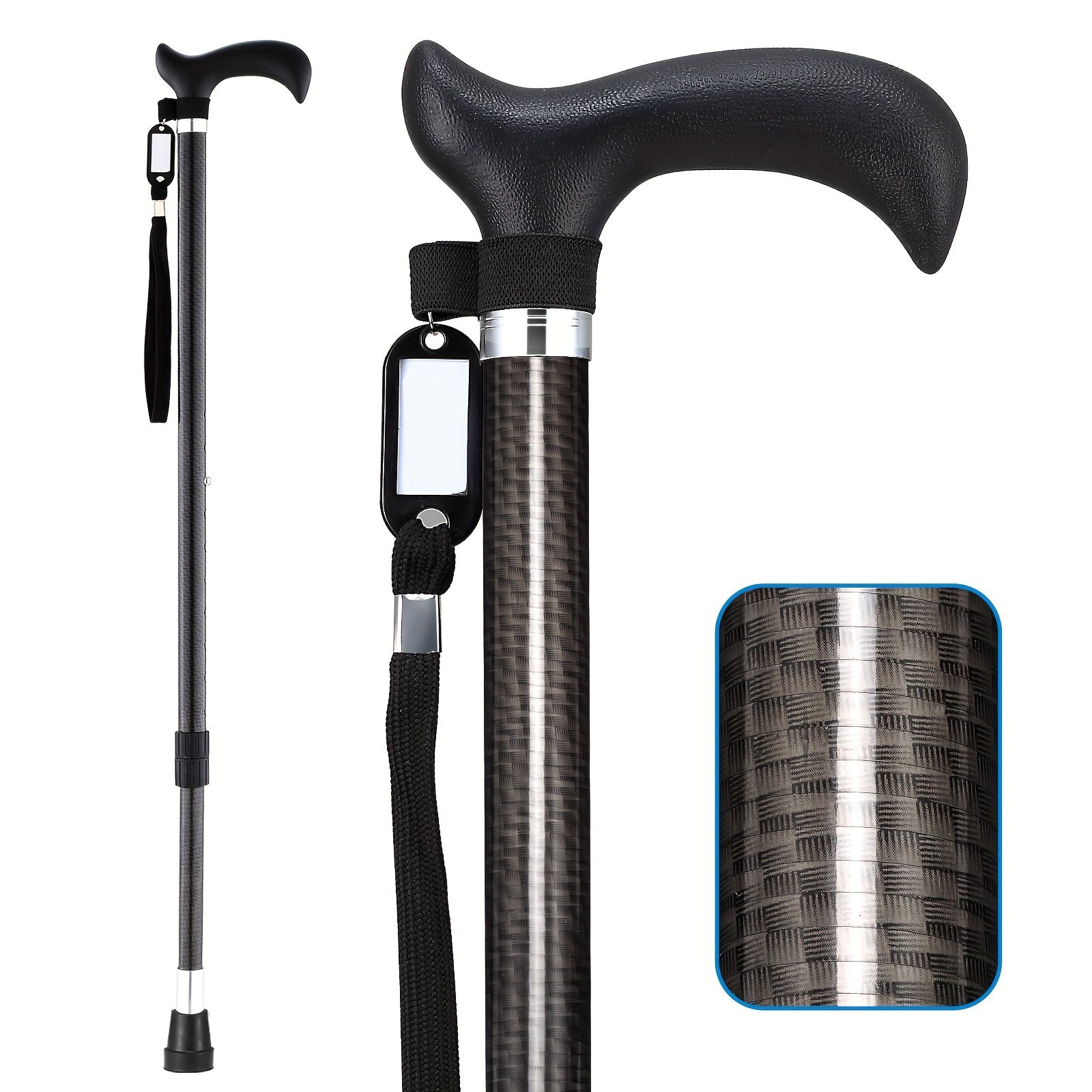 CarbonGlide | Carbon Walking Stick – Ultra-Lightweight & Height Adjustable