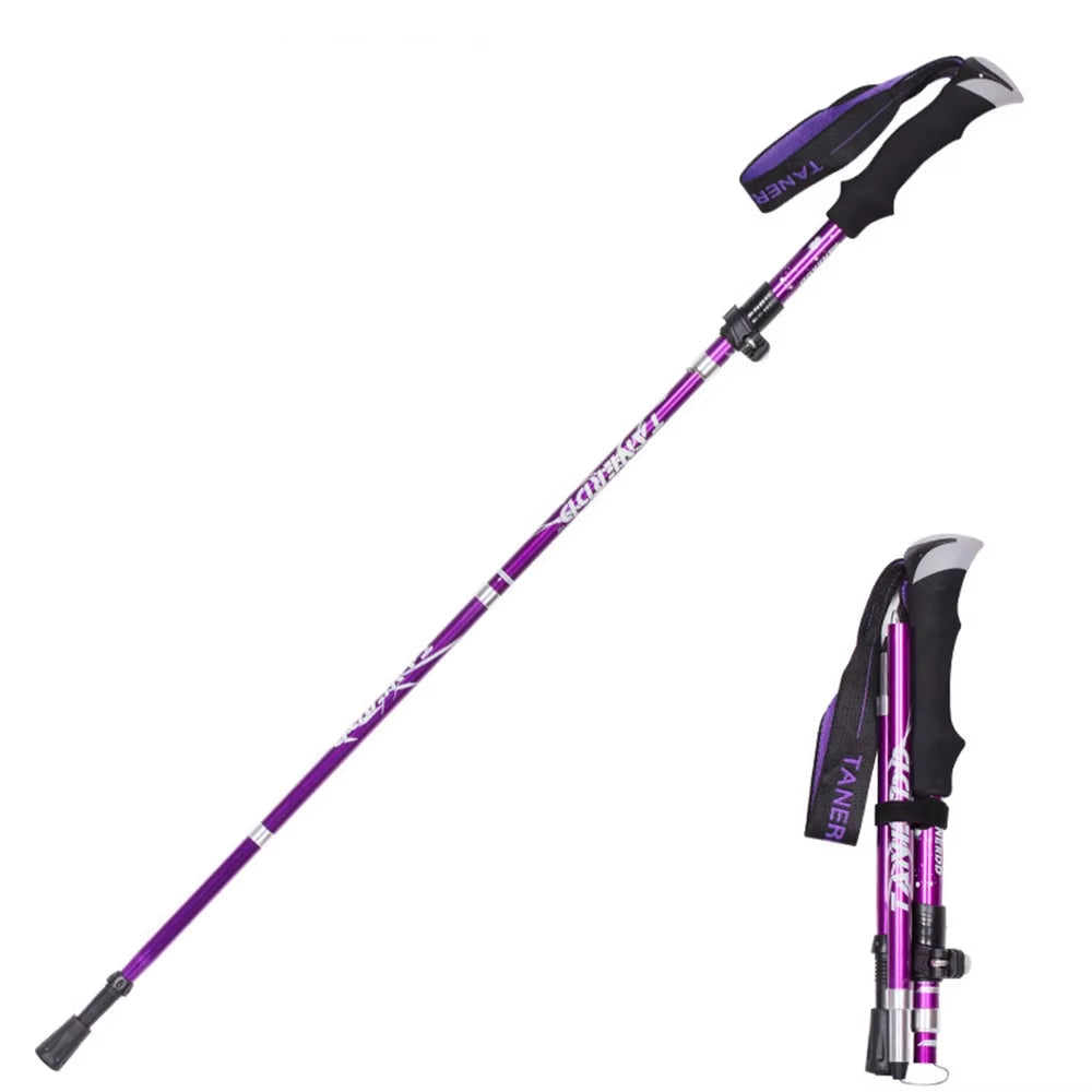 Adjustable Trekking Poles - Foldable Telescopic Pole
