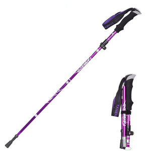 Adjustable Trekking Poles - Foldable Telescopic Pole