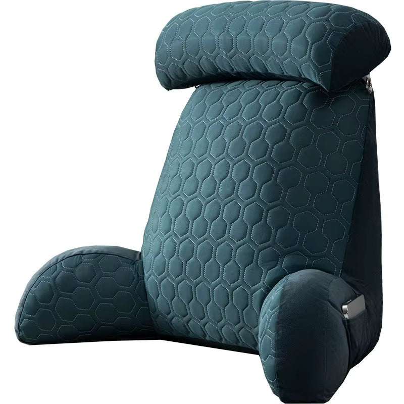 Backrest Pillow with Arms & Headrest – Supportive & Comfortable Reading Pillow
