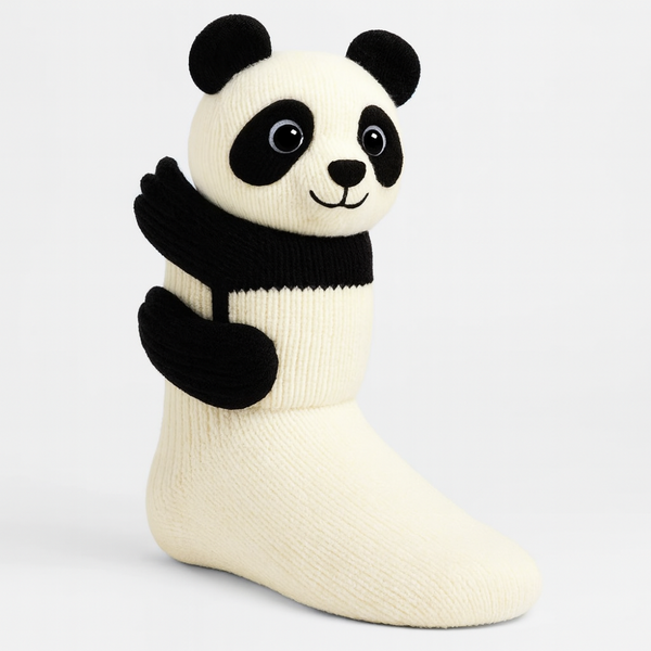 Cozy Animal Knitted Socks Plush Winter Slipper Socks